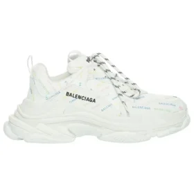 Baskets Triple S « Allover Logo – White Multi » 536737W2FA89083