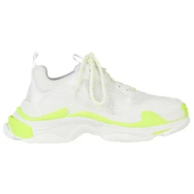Baskets Triple S « Blanc-Jaune Fluo » 524039W2CA37390