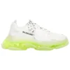 Baskets Triple S « Clear Sole – Blanc et jaune fluo » 544351W2FR19073