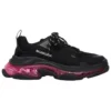 Baskets Triple S « Clear Sole – Noir Rose Néon » 541624W2FR11053