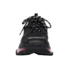 Baskets Triple S « Clear Sole – Noir Rose Néon » 541624W2FR11053