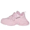 Baskets Triple S en fausse fourrure « Rose » 668562W3CQ55000