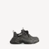 Baskets Triple S en toile pour homme, couleur noire