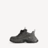Baskets Triple S en toile pour homme, couleur noire