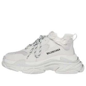 Baskets Triple S « Faux Fur – Grey » 668562W3CQ51210