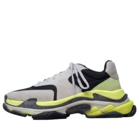Baskets Triple S « Gris clair/Jaune fluo » 533888W09T21293