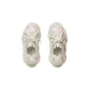 Baskets Triple S Logotype « Matériau technique blanc et rose » 654251W2FAB9050