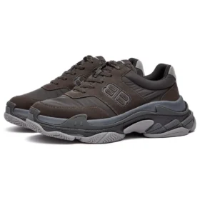 Baskets Triple S « Marron foncé/Gris » 710157W3CU41819