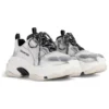 Baskets Triple S « Noir, blanc et argent, double mousse et mesh » 536737W2FWM8191