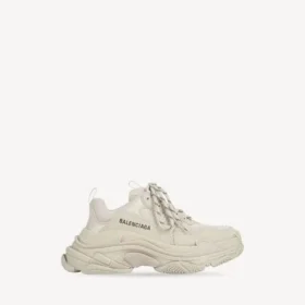 Baskets Triple S pour femme, couleur beige