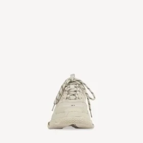 Baskets Triple S pour femme, couleur beige