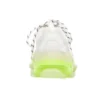 Baskets Triple S « Semelle transparente – Blanc jaune fluo » 541624W2FR19073