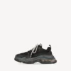 Baskets Triple S à semelle transparente pour femme, couleur noire Baskets Triple S à semelle transparente pour femme, couleur noire