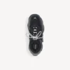 Baskets Triple S à semelle transparente pour femme, couleur noire Baskets Triple S à semelle transparente pour femme, couleur noire