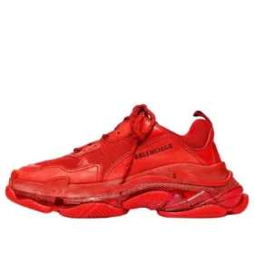 Baskets Triple S à semelle transparente « Red » 541624W2CE16500
