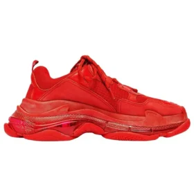 Baskets Triple S à semelle transparente « Red » 541624W2CE16500