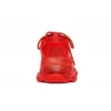 Baskets Triple S à semelle transparente « Red » 541624W2CE16500