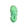 Baskets Triple S à semelle transparente « Vert néon » 544351W2CF13801