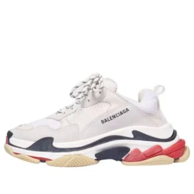 Baskets Triple S « White Black Red » 533882W09E19000