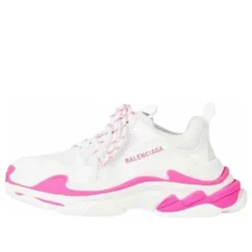 Baskets Triple S « White Fluo Pink » 536737W2CA35390
