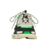 Baskets Triple S « White Green Fluo » 536737W09O69063