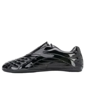 Baskets Zen « Cuir noir verni brillant » 617539W2QA11000