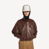 Blouson aviateur à col montant pour homme, couleur castor Blouson aviateur à col montant pour homme, couleur castor