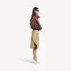 Blouson à col montant pour femme, couleur marron Blouson à col montant pour femme, couleur marron
