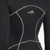 Body technique à manches longues pour femme, noir Body technique à manches longues pour femme, noir