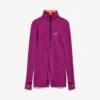 Body technique à manches longues pour femme, violet/orange