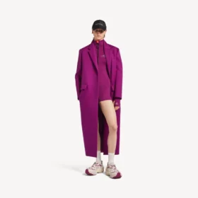 Body technique à manches longues pour femme, violet/orange