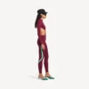 Body technique pour femme à découpes, bordeaux/aqua Body technique pour femme à découpes, bordeaux/aqua