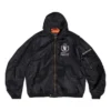 Bomber à capuche léger Balenciaga x WFP « Black » 752178TLO251000
