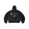 Bomber à capuche léger Balenciaga x WFP « Black » 752178TLO251000