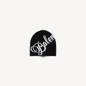 Bonnet « Big B » pour homme, noir/blanc