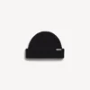 Bonnet en laine pour homme, noir