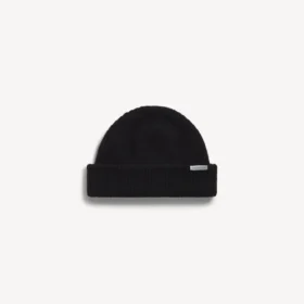 Bonnet en laine pour homme, noir