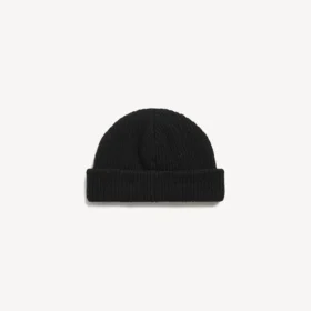 Bonnet en laine pour homme, noir