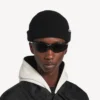 Bonnet en laine pour homme, noir