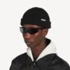 Bonnet en laine pour homme, noir