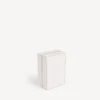 Boîte à bijoux parfumée en dix blanc ivoire