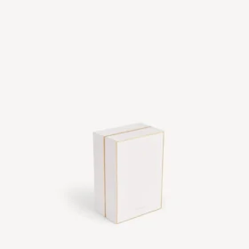 Boîte à bijoux parfumée en dix blanc ivoire
