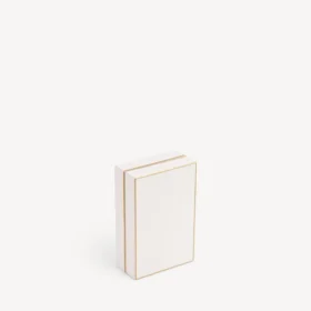 Boîte à parfums en dix blanc ivoire