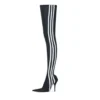 Bottes au-dessus du genou Balenciaga x adidas Knife « Noir Blanc » 724074W2ES11090