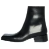 Bottes à bout carré « Cuir noir » 678108WBC301000