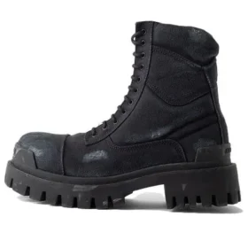 Bottes Combat Strike 20 mm « Coton noir délavé » 694060W2H111000