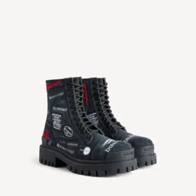 Bottes « Combat Strike » pour homme, noires