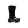 Bottes Crocs x Balenciaga à finition vernie « Noir » 677388W1S8X