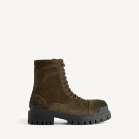 Bottes de combat pour homme, couleur olive