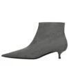 Bottes en laine à carreaux et bout pointu « Grey » 579218W1SR01214